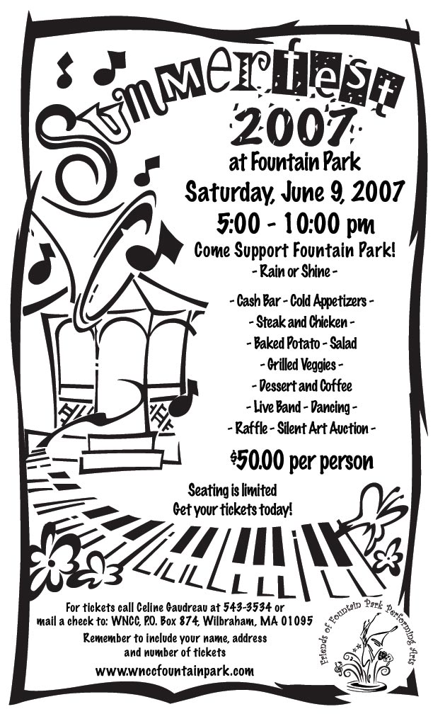 Summerfest 2007 at Fountain Park Flyer