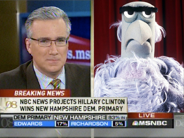 Separated at birth?  Keith Olbermann and Sam the Eagle