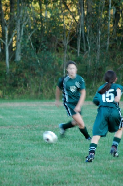 Soccer - Low light, blurry