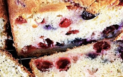 Cranberry (and Blueberries) Orange Bread